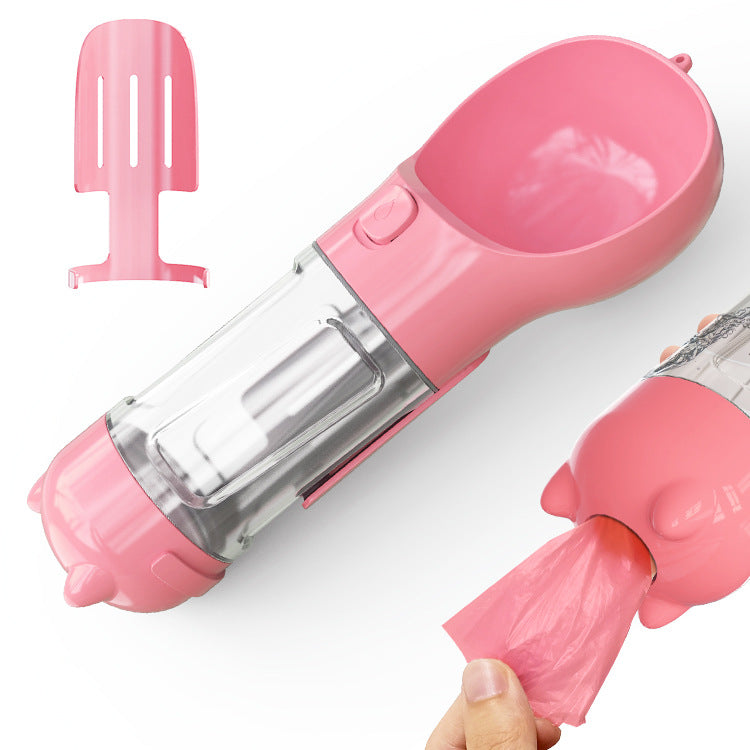 🐶 4-in-1 DoggySmile Travel Bottle 🚀