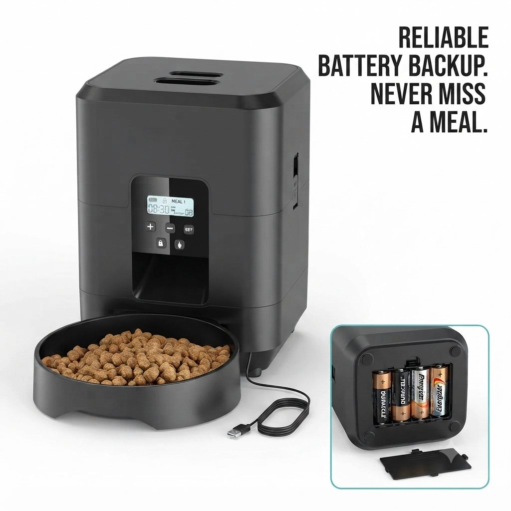 🍽️ DoggySmile™ Smart Auto Pet Feeder