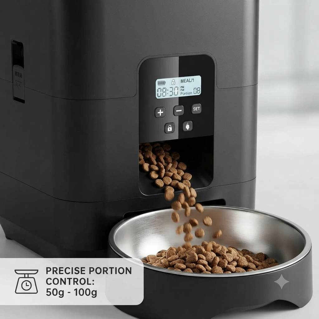 🍽️ DoggySmile™ Smart Auto Pet Feeder
