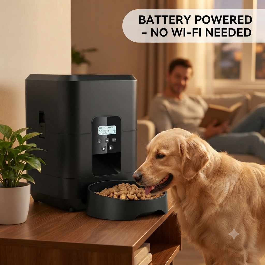 🍽️ DoggySmile™ Smart Auto Pet Feeder