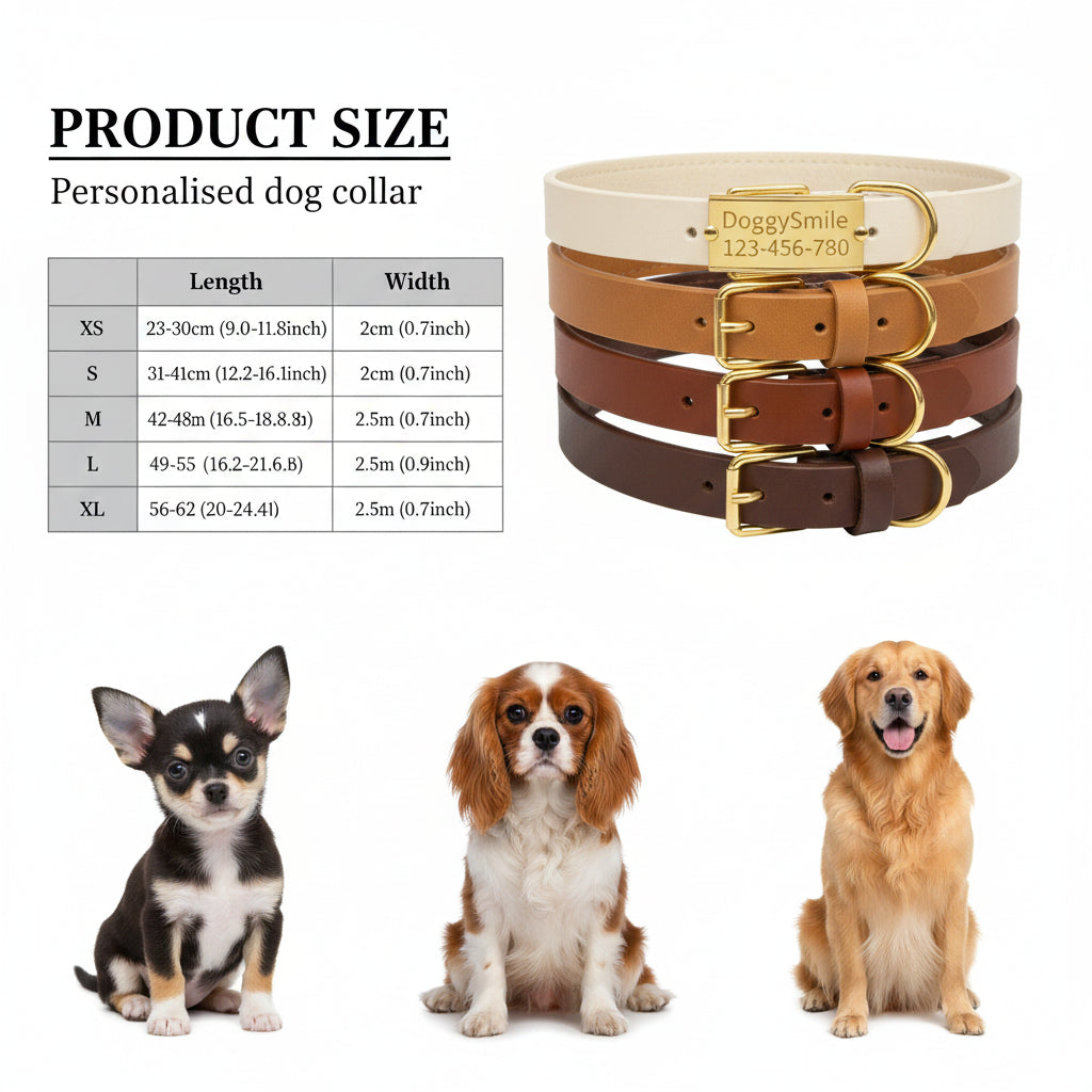 DoggySmile™ Luxury Personalized Velvet Collar 🐕