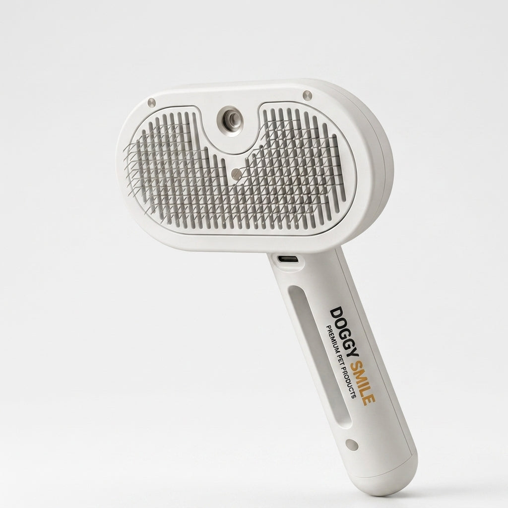 Doggysmile™ 3-in-1 Pastel Steam Brush 🧼